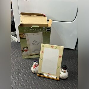 Oneida snowmates ceramic writing board